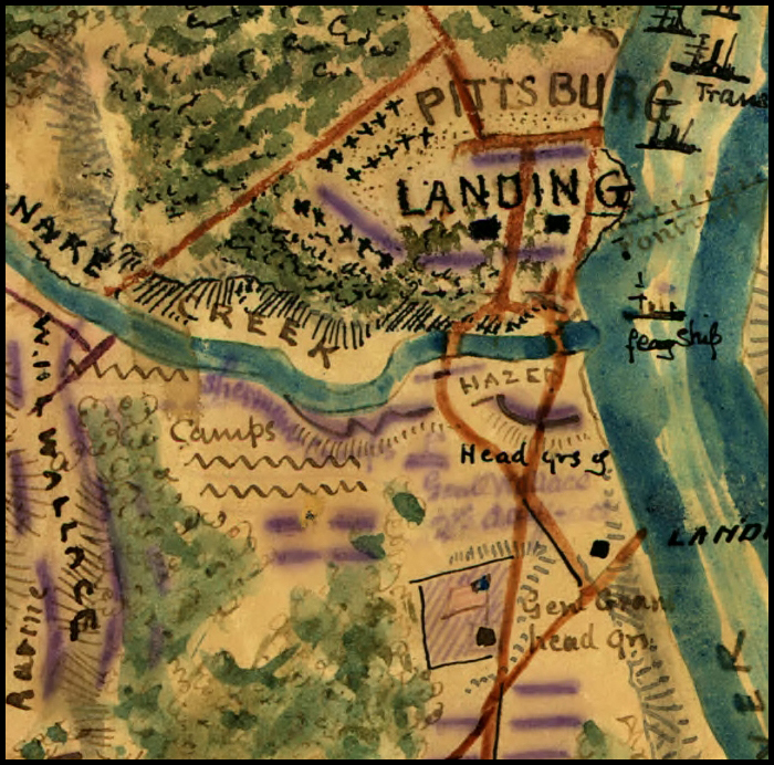 Shiloh Battle Map